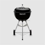 Weber - Barbecue a charbon Classic Kettle - Acier émaillé - Diametre 47 cm - Thermometre intégré