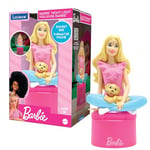 Lexibook, Barbie, Veilleuse de Poche LED pour Chambre d'enfants, lumière Douce, à Piles, Rose, NLJ01BB