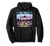 Funny Pilot Art For Men Women Kids Aviation Airplane Pilot Pullover Hoodie