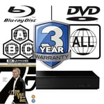 Panasonic Blu-ray Player DP-UB159 All Zone Free MultiRegion 4K & No Time To Die