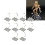 10 set actionfigur stativ transparent akryl anime figur display stativ stöd hållare bas