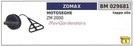 Bouchon Réservoir Huile Moteur Zomax Scie à Chaîne ZM 2000 029681