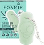 FOAMIE Shampoo Bar, Aloe for Dry Hair, Plastic-Free, Ph-Balanced, Soap-Free, No