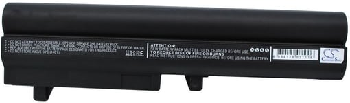 Kompatibelt med Toshiba Satellite NB200-113, 10.8V, 4400 mAh