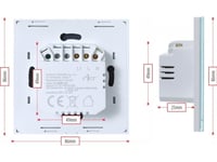 Art Smart Light Switch Zigbee 3.0 Singel Vit Art Oem