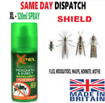 Xpel INSECT REPELLENT SPRAY XL -120 ml MOSQUITO BITES MOSQUITOES WASPS MIDGES