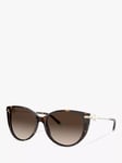 Tiffany & Co TF4178 Women's Cat's Eye Sunglasses, Havana