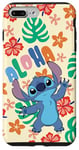 Coque pour iPhone 7 Plus/8 Plus Disney Lilo & Stitch Tropical Vintage Aloha Retro Stitch