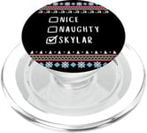 Gentile Coquine Noël Skylar Pull Moche PopSockets PopGrip pour MagSafe