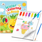 ZMLM Peinture avec Livres d'Eau pour Tout-Petits avec Pinceau, Feutres Coloriage Kits de Loisirs Créatifs, Activites Manuelles Papier de Peinture Aquarelle Enfants 3 4 5 6 7 8 Ans -Alimentation