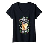 Womens Its Hot Toddy Season Y'all, Christmas Drinking V-Neck T-Shirt