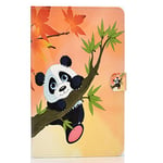 JIan Ying Cover Case for Samsung Galaxy Tab S5e 10.5 SM-T720 T725,Tablet Case Cover Slim Folding Protector,Panda de bambou