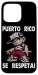 Coque pour iPhone 15 Pro Max Drapeau Puerto Rico Se Respeta Bori Wepa Kid PR