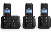 BT BT3960 Trio Digital Cordless Phone with Answer Machine Loud Speaker Caller Id