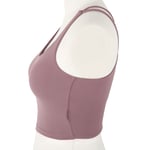 (Purple Gray M)Women Cross Back Sport Bras Girl Sports Bras For Yoga Fitnes TPG