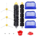 Ensemble de brosses Roomba série 600 - Ensemble de 10 accessoires pour aspirateurs robots (brosses latérales, filtres, brosses Cerda, etc.).