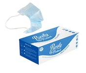 Blake & White Purely Protect Blue Type IIR Disposable Breathable Face Mask | Box of 50 | 3 ply