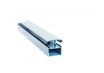 Profil de jonction porteur en h adaptable au polycarbonate 16/32mm en aluminium laqué - Coloris - Blanc ral 9010, Longueur - 4 m - Blanc ral 9010