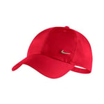 NIKE Heritage 86 Metal Swoosh Cap - Gym Red, One Size