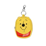 DISNEY Winnie l'ourson Porte-clés Mini sac à dos Jaune et rouge, Rouge, jaune et noir, Taille unique, Moderne