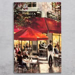 Tribeca Bar Tile Plaque Sign Wall Art New York Scene By Brent Heighton 30x20cm