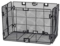 KlickFix 0305P Front Basket 19 x 29 x 20 cm Black