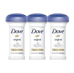 Dove Original Deodorant Antiperspirant Cream Stick 50ml 3, 6 Pack