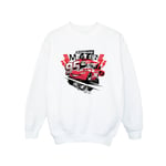 Disney Boys Cars Lightning McQueen Collage Sweatshirt (White) - Size 3-4Y