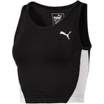 Puma Cross The Line Croptop Top - Puma Black, X-Large