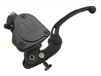 ACCOSSATO Pompe d'embrayage forgée19X20 avec bac intégré, levier articulé long noir (bouton+levier) pour Suzuki GSX-R 750 de 2006 à 2007, CC 750