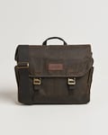 Barbour Lifestyle Essential Wax Messenger Bag Olive