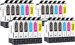 29 XL Cartouches d'encre Compatible avec Epson 29 29XL Multipack (24-Paquet), pour Expression Home XP-235 XP-245 XP-247 XP-255 XP-257 XP-332 XP-335 XP-352 XP-342 XP-345 XP-455