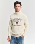 GANT grafisk turtleneck genser