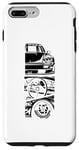 Coque pour iPhone 7 Plus/8 Plus Vintage Japonais Automobile Voiture Racing Driver Fun Femmes Hommes