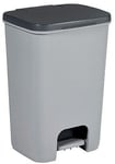 3253920760005 CURVER ESSENTIALS WASTE BIN 40L /GREY/ GRAPHITE CURVER