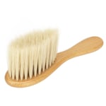 Face Duster Brush Nylon Beech Wood Soft Clean Neck Duster Brushes For Barber