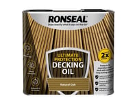 Ronseal Ultimate Protection Decking Oil Natural Oak 2.5 litre RSLUDONO25L