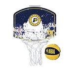 Wilson Mini NBA-Team Basketball Hoop, INDIANA PACERS, Plastic