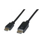 Exertis Connect - Dp 1.1 vers hdmi noir - 3m (128215)