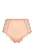 Understatement Underwear Lace Mesh Highwaist Briefs Rosa