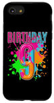 Coque pour iPhone SE (2020) / 7 / 8 Neuf 9 ans 9e anniversaire Joyeux anniversaire garçon 9 ans