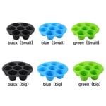 (Green Large) Air Fryer Silicone 7 Holes Cake Mold Oven Muffin Cupcake Mold ( UK