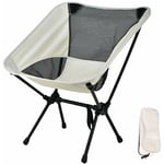 Groofoo - Chaise pliante portable d'extérieur Tabouret de camping pliant Chaises compactes à siège portable avec sac de transport pour randonnée en