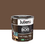 Peinture extérieure bois microporeux Julien brun normandie satin 5L