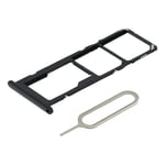 DUAL SIM Card Tray Replacement for Samsung Galaxy A02 A026 2021 - 6.5 inch Black