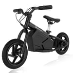 EVERCROSS TECH EV06M Moto Électrique Enfants 3-6 ans, 4Ah 100W 15KM/H 2 Modes de Vitesse, Pneu 12 , Cadeau Noir - Neuf