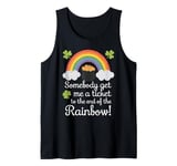 Funny Saint Patricks Day Irish Pride Shamrock Lucky Green Tank Top