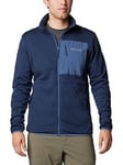 Columbia Mens Columbia Hike Full Zip Fleece - Blue, Blue, Size L, Men