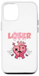 Coque pour iPhone 15 Pro Pink Drip Heart Loser Lover