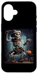 iPhone 16 Troll Scarecrow in a Haunted House Halloween Case